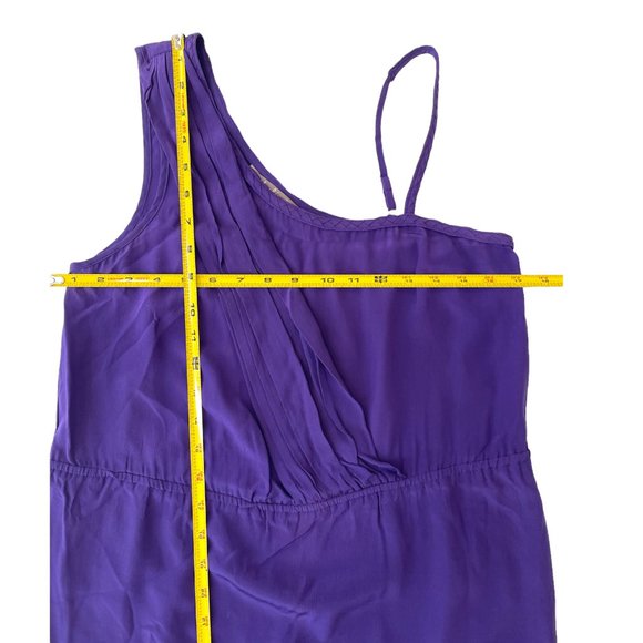 Charlie Jade - One Spaghetti Strap Asymmetrical Silk Dress Women's Size … - Picture 5 of 7